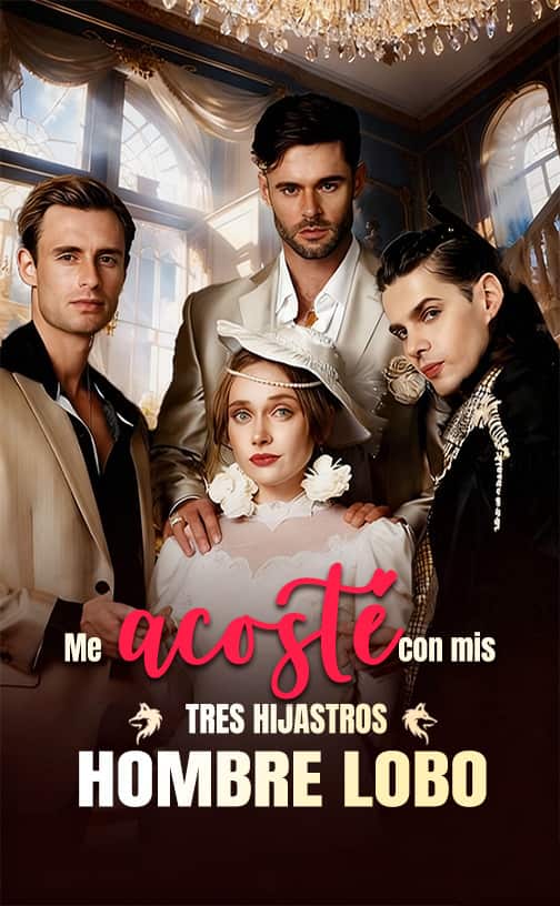 (Doblado)Me acosté con mis tres hijastros hombre lobo